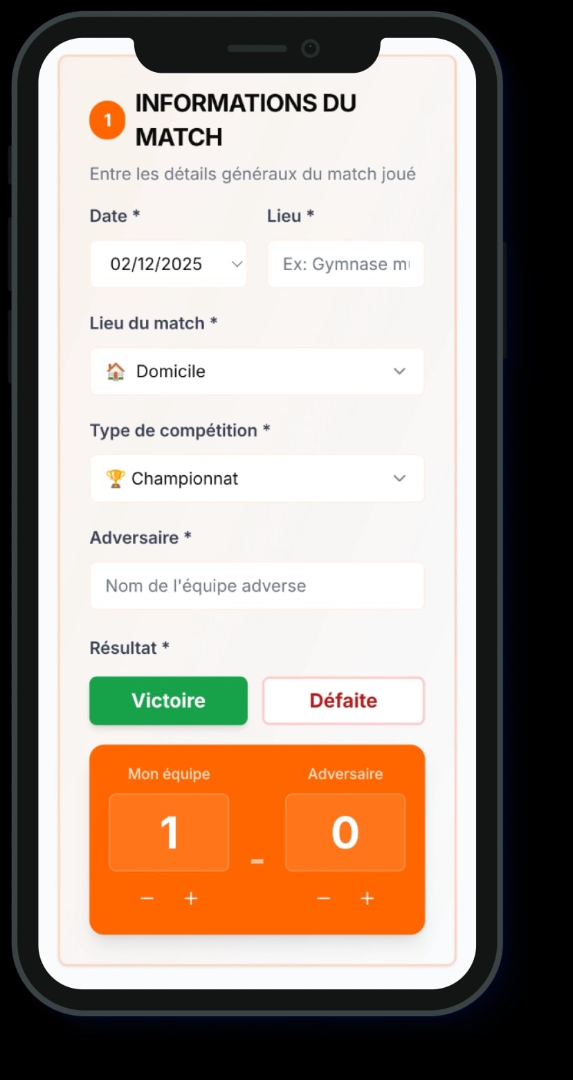 HoopsTrackR Mobile - Dashboard